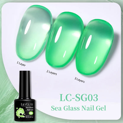 Gel Nail Polish - LILYCUTE UV Gel Varnish 7ML | Soak Off, Long Lasting Colors - ZOOMNSTORE