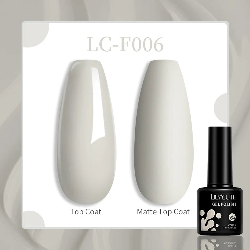 Gel Nail Polish - LILYCUTE UV Gel Varnish 7ML | Soak Off, Long Lasting Colors - ZOOMNSTORE