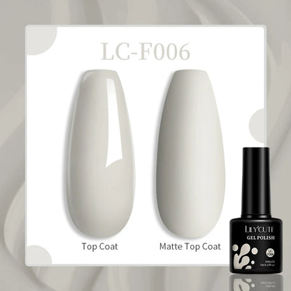 Gel Nail Polish - LILYCUTE UV Gel Varnish 7ML | Soak Off, Long Lasting Colors - ZOOMNSTORE