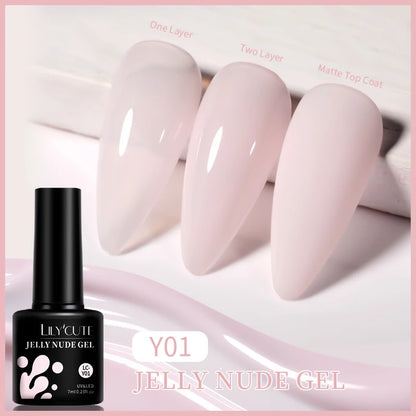 Gel Nail Polish - LILYCUTE UV Gel Varnish 7ML | Soak Off, Long Lasting Colors - ZOOMNSTORE
