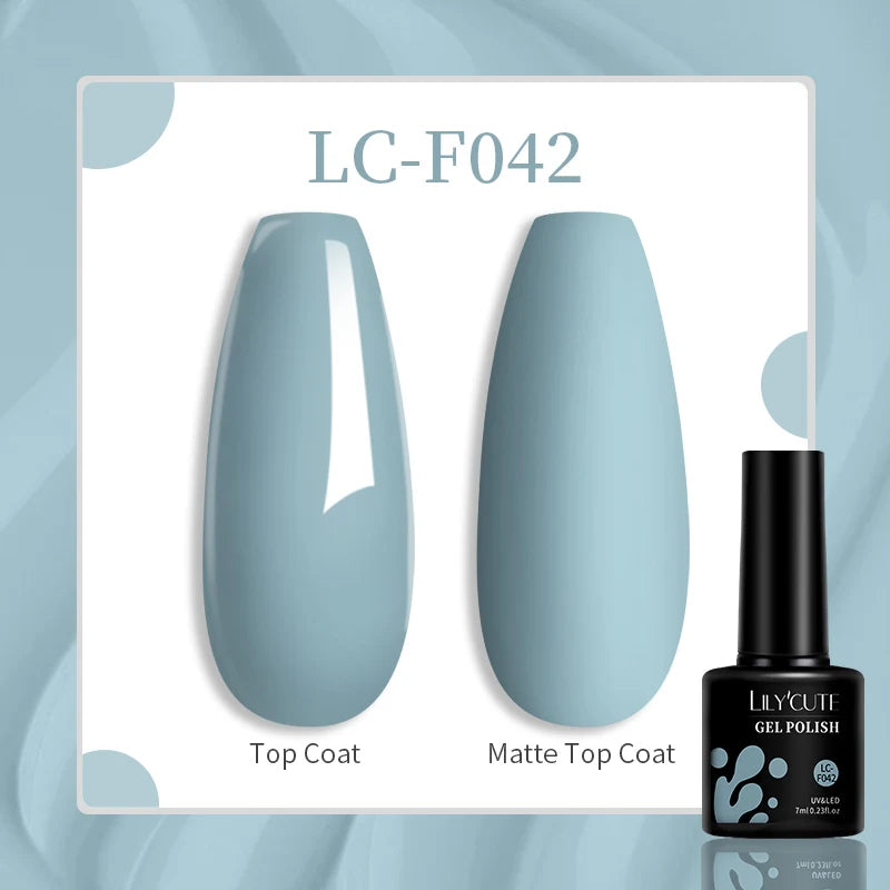 Gel Nail Polish - LILYCUTE UV Gel Varnish 7ML | Soak Off, Long Lasting Colors - ZOOMNSTORE