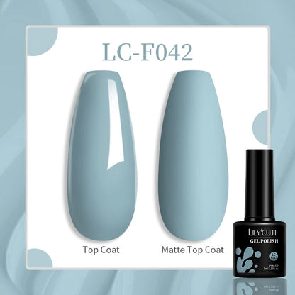 Gel Nail Polish - LILYCUTE UV Gel Varnish 7ML | Soak Off, Long Lasting Colors - ZOOMNSTORE