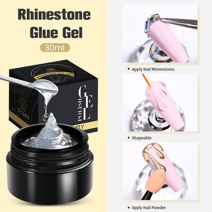 Milky White Hard Gel - 30ml UV Nail Extension Gel - ZOOMNSTORE