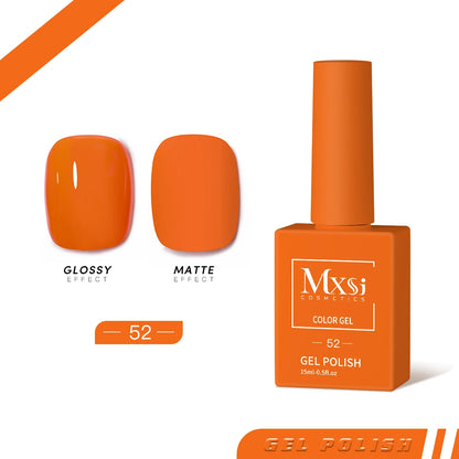 Gel Nail Polish Set - Neon Brown Royal Blue Red Green Pastel Nude Varnish - ZOOMNSTORE