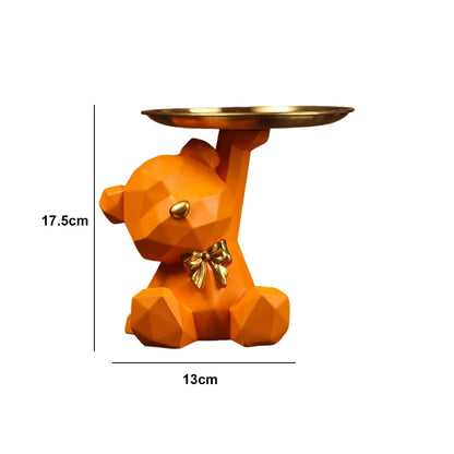 Geometric Bear Resin Desk Decoration - Storage Sculpture for Office  Home - ZOOMNSTORE
