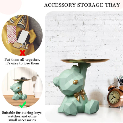 Geometric Bear Resin Desk Decoration - Storage Sculpture for Office  Home - ZOOMNSTORE