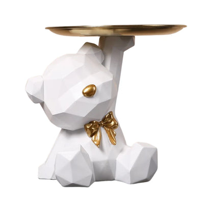Geometric Bear Resin Desk Decoration - Storage Sculpture for Office  Home - ZOOMNSTORE