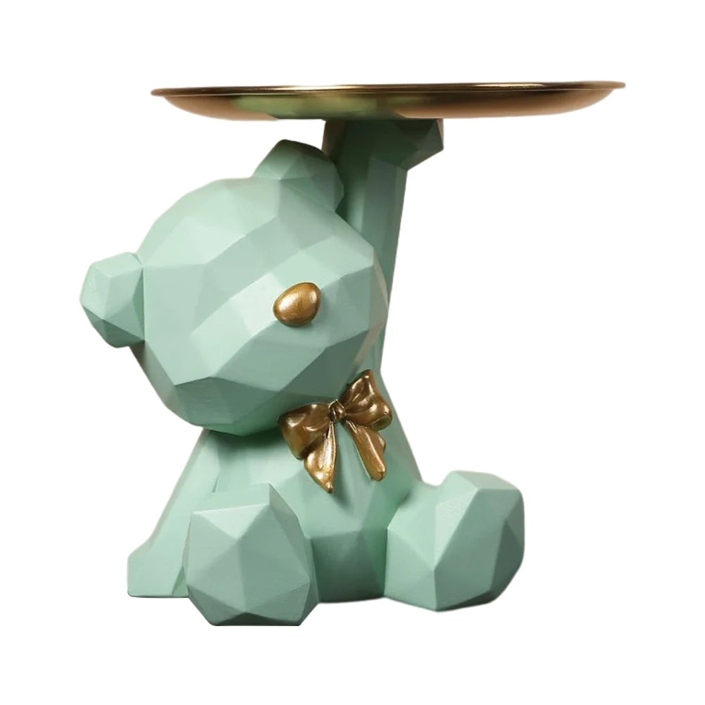 Geometric Bear Resin Desk Decoration - Storage Sculpture for Office  Home - ZOOMNSTORE