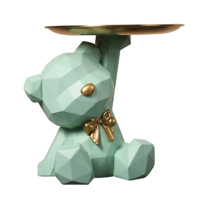 Geometric Bear Resin Desk Decoration - Storage Sculpture for Office  Home - ZOOMNSTORE