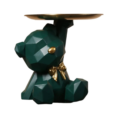 Geometric Bear Resin Desk Decoration - Storage Sculpture for Office  Home - ZOOMNSTORE