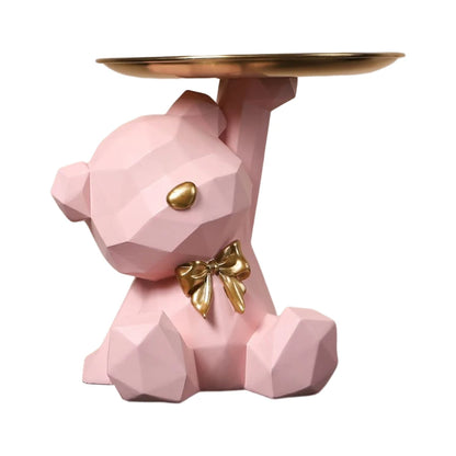 Geometric Bear Resin Desk Decoration - Storage Sculpture for Office  Home - ZOOMNSTORE