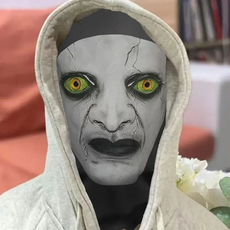 3D Ghost Face Mask - Halloween Balaclava Breathable Cosplay Prop - ZOOMNSTORE