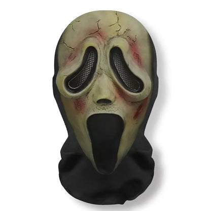 3D Ghost Face Mask - Halloween Balaclava Breathable Cosplay Prop - ZOOMNSTORE