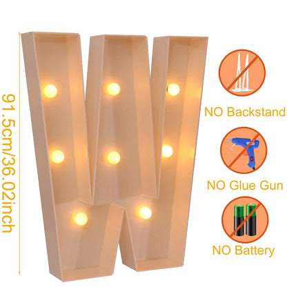 Giant LED Light Box - 915CM Baby Shower Birthday  Wedding Decor - ZOOMNSTORE