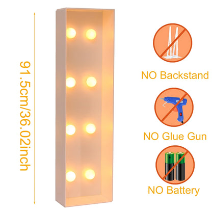 Giant LED Light Box - 915CM Baby Shower Birthday  Wedding Decor - ZOOMNSTORE
