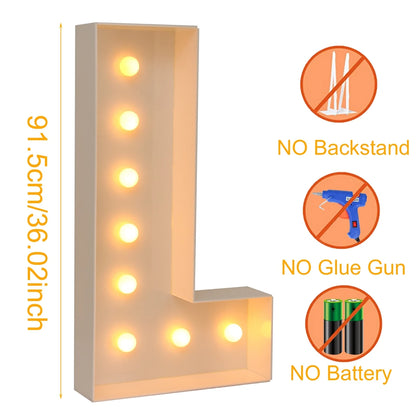 Giant LED Light Box - 915CM Baby Shower Birthday  Wedding Decor - ZOOMNSTORE