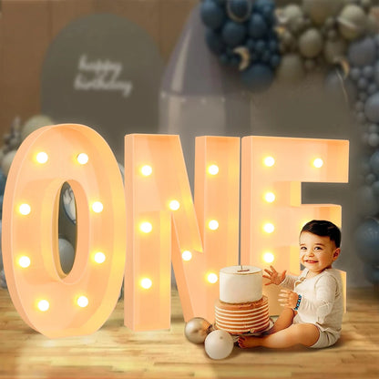 Giant LED Light Box - 915CM Baby Shower Birthday  Wedding Decor - ZOOMNSTORE