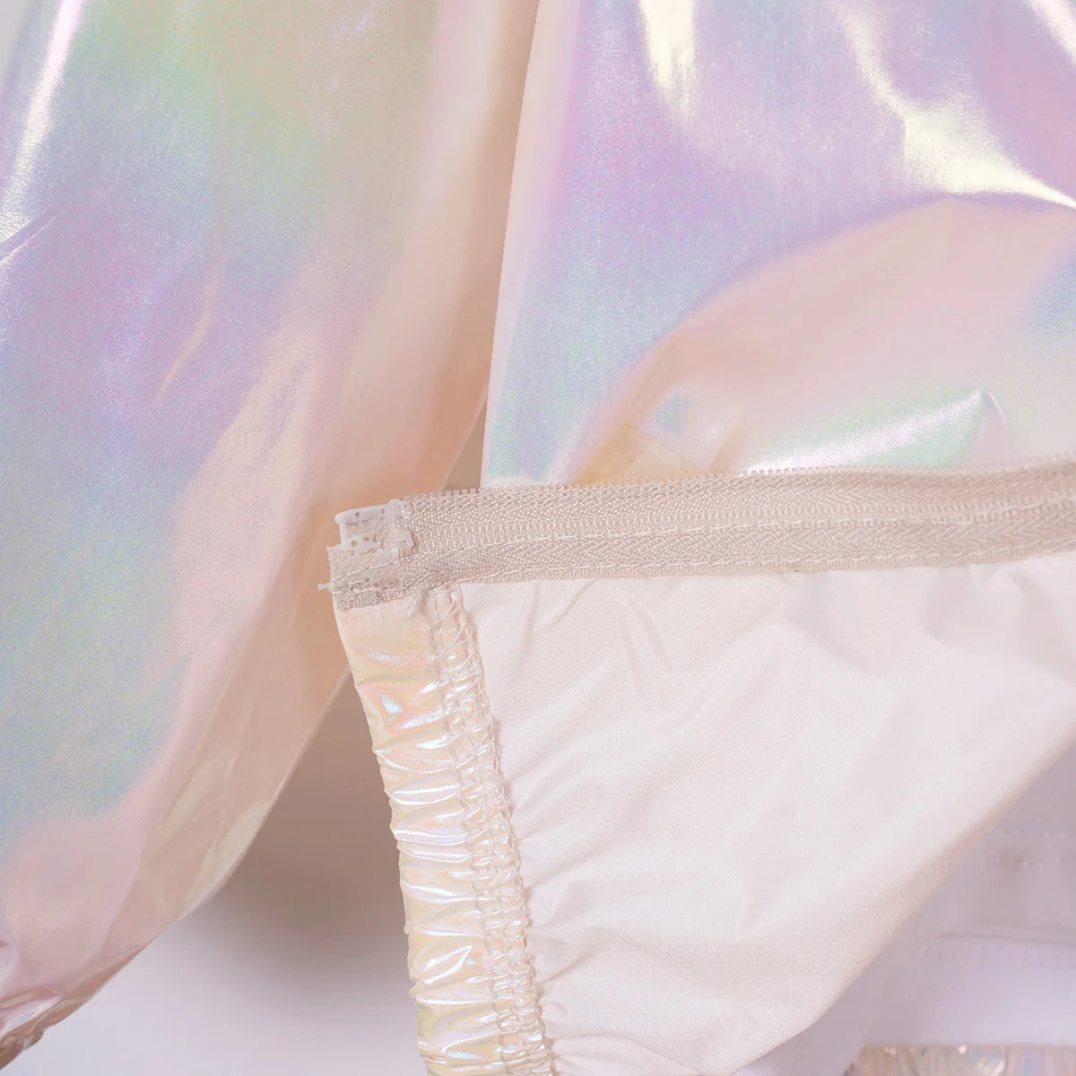 Girls Pearl Hooded Jacket - Trendy Zipper Spring Autumn Coat 0-6Y - ZOOMNSTORE