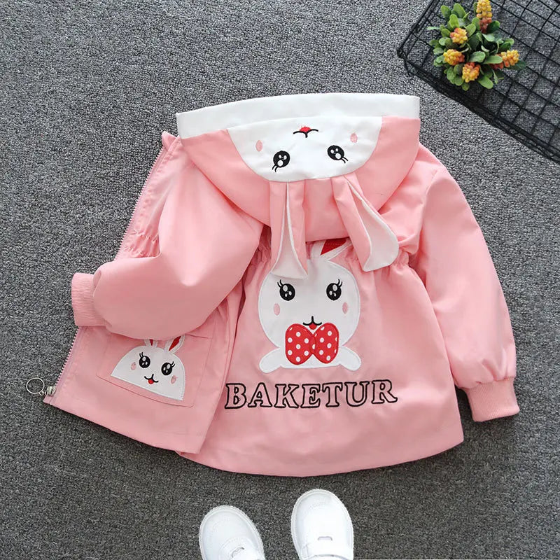 Girls Leather Jackets - Autumn Fashion Coats for Ages 2-8 - ZOOMNSTORE