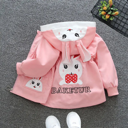 Girls Leather Jackets - Autumn Fashion Coats for Ages 2-8 - ZOOMNSTORE
