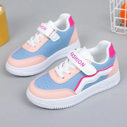 Girls Purple Non-Slip Sneakers - Casual Breathable Outdoor Running Shoes - ZOOMNSTORE