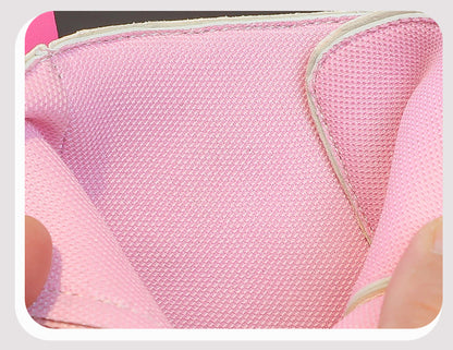 Girls Rubber Boots – Kids Fashion Pink Winter Boots with Soft Sole & Zip Closure - ZOOMNSTORE