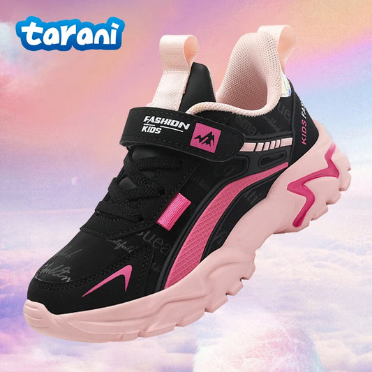 Girls Lightweight Velcro Sneakers - Comfortable Non-Slip Athletic Shoes for Kids - ZOOMNSTORE