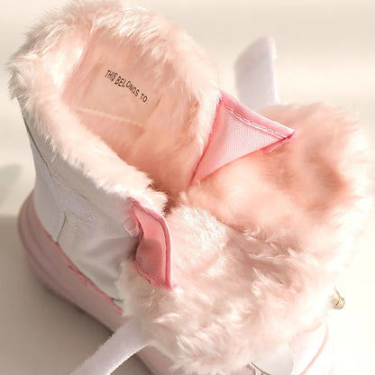 Girls Unicorn Snow Boots - Waterproof Cold Boots With Slip Resistant Sole - ZOOMNSTORE