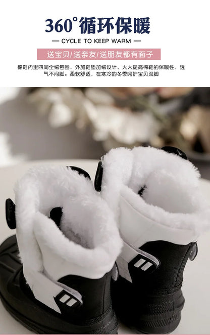 Girls Unicorn Snow Boots - Waterproof Cold Boots With Slip Resistant Sole - ZOOMNSTORE