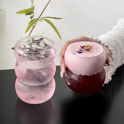 Glass Coffee Cup - 350/550ml Durable Clear Glass With Straw | Eco Friendly Drinkware Mug - ZOOMNSTORE