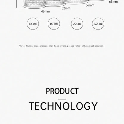 Glass Coffee Cup - MUVNA Ribbed Heat Resistant Espresso Mug, Transparent Gray - ZOOMNSTORE