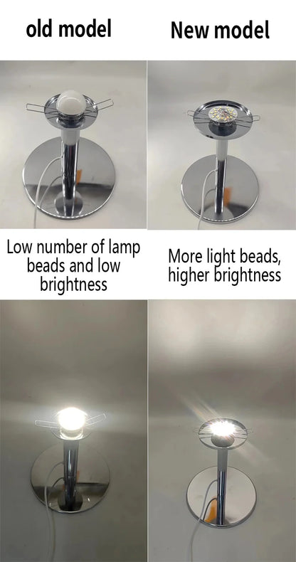 Macaron Glass Table Lamp - Trichromatic Dimming Night Light for Living Room  Bedroom Decor - ZOOMNSTORE