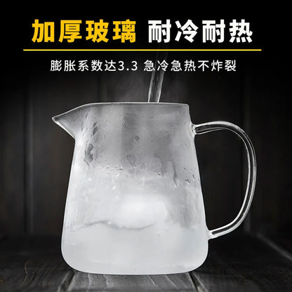 Heat Resistant Glass Teapot with Stainless Steel Infuser - Kung Fu Tea Set for Puer Oolong - ZOOMNSTORE