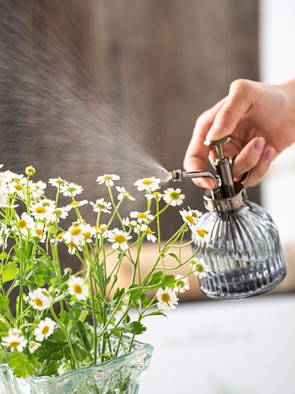 Glass Watering Can – Embossed Air Pressure Garden Spray Bottle for Plants - ZOOMNSTORE