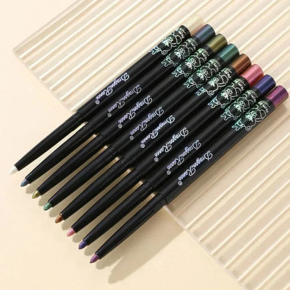 Glitter Aurora Eyeliner - Waterproof Gel Liner Pen | Long Lasting Multi Chrome Metallic - ZOOMNSTORE