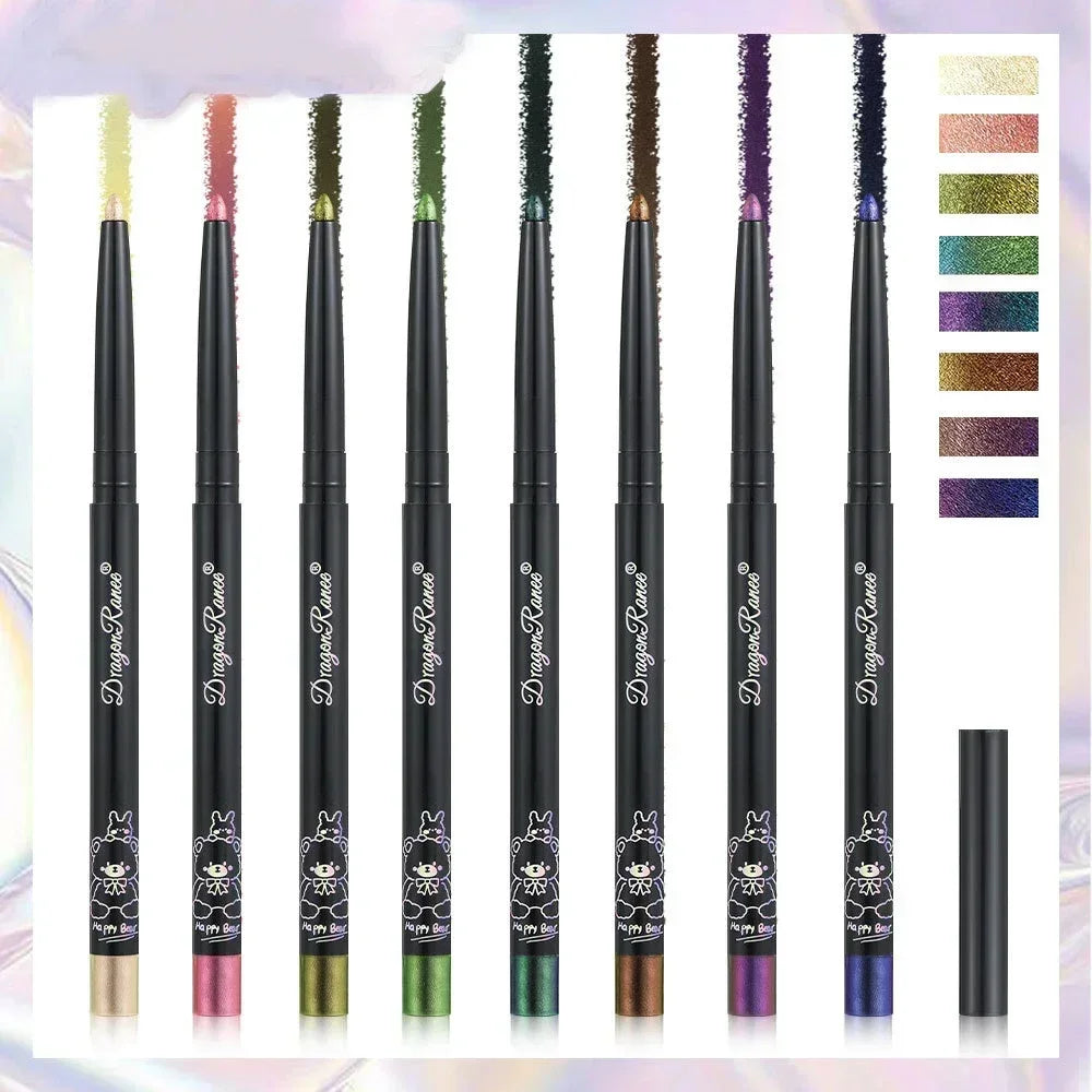 Glitter Aurora Eyeliner - Waterproof Gel Liner Pen | Long Lasting Multi Chrome Metallic - ZOOMNSTORE