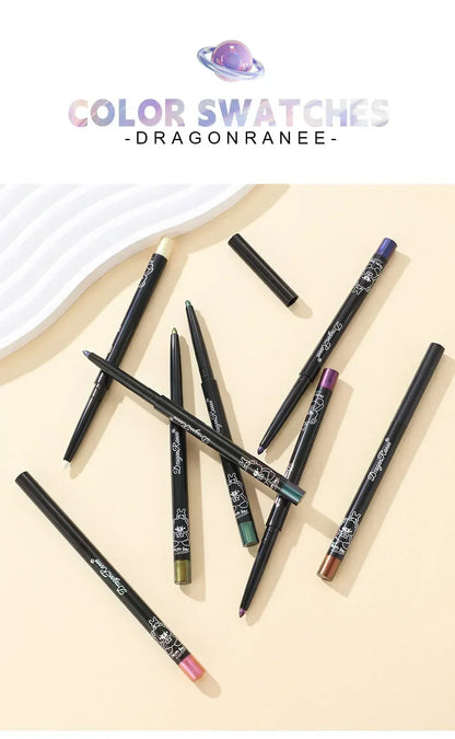 Glitter Aurora Eyeliner - Waterproof Gel Liner Pen | Long Lasting Multi Chrome Metallic - ZOOMNSTORE