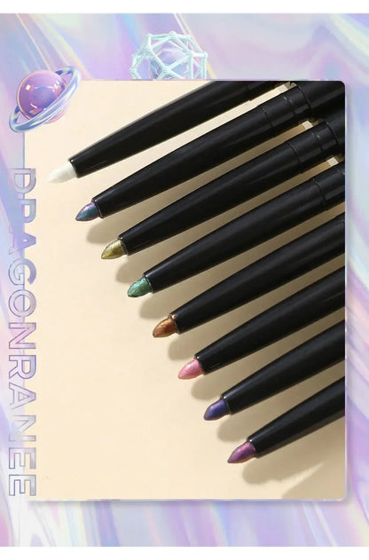 Glitter Aurora Eyeliner - Waterproof Gel Liner Pen | Long Lasting Multi Chrome Metallic - ZOOMNSTORE