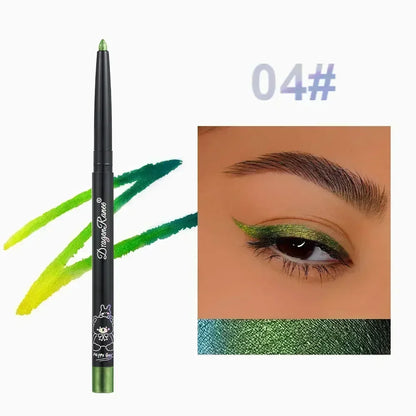 Glitter Aurora Eyeliner - Waterproof Gel Liner Pen | Long Lasting Multi Chrome Metallic - ZOOMNSTORE
