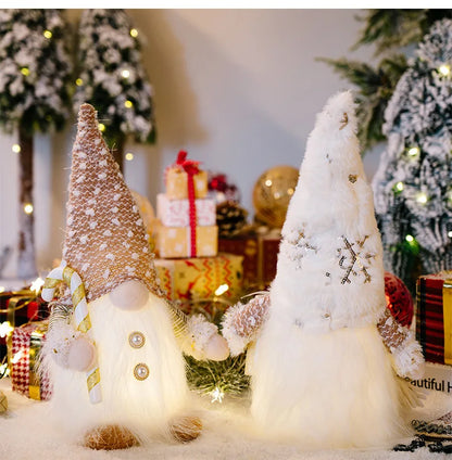 Glowing Gnome Doll - Christmas Tree Night Light Decoration 30cm - ZOOMNSTORE