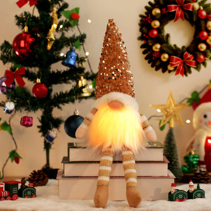 Glowing Gnome Doll - Christmas Tree Night Light Decoration 30cm - ZOOMNSTORE