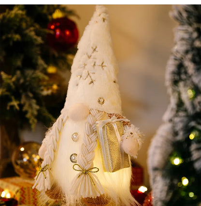 Glowing Gnome Doll - Christmas Tree Night Light Decoration 30cm - ZOOMNSTORE