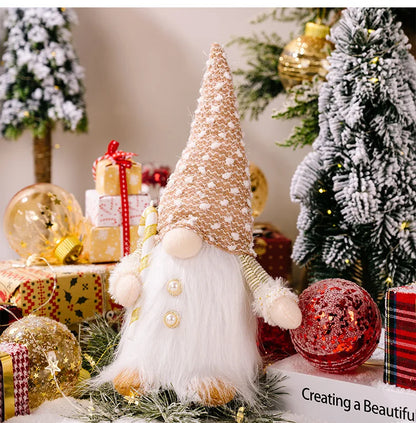 Glowing Gnome Doll - Christmas Tree Night Light Decoration 30cm - ZOOMNSTORE