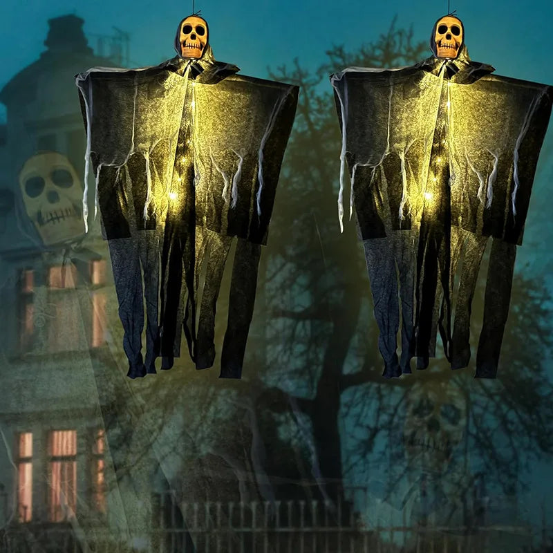 Glowing Skull Skeleton Ghost - Halloween Outdoor Decoration Prop 2025 - ZOOMNSTORE