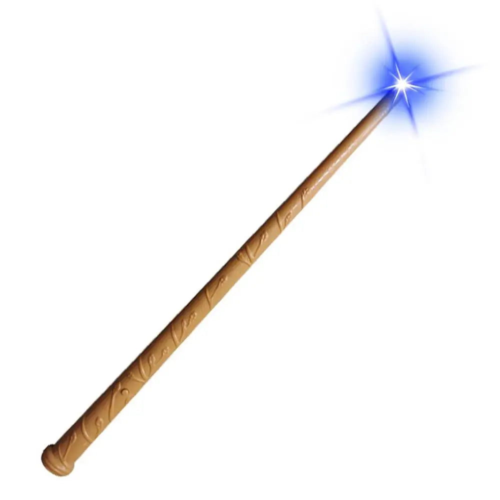 Light Up Wizard Wand Glowing Witch Toy For Kids Illuminating Wand With Sound And Light Party Costume Accessory For Halloween - ZOOMNSTORE