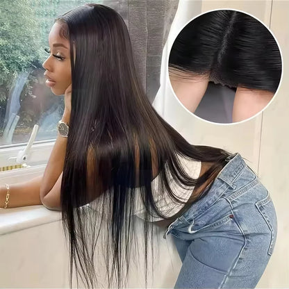 Glueless Human Hair Wigs - 30 Inch Bone Straight Remy Brazilian HD Lace Closure - ZOOMNSTORE