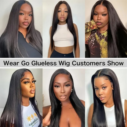 Glueless Human Hair Wigs - 30 Inch Bone Straight Remy Brazilian HD Lace Closure - ZOOMNSTORE