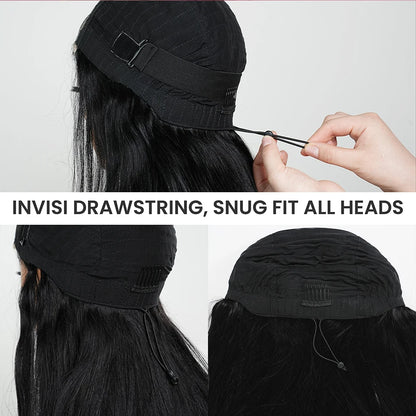 Glueless Human Hair Wigs - 30 Inch Bone Straight Remy Brazilian HD Lace Closure - ZOOMNSTORE