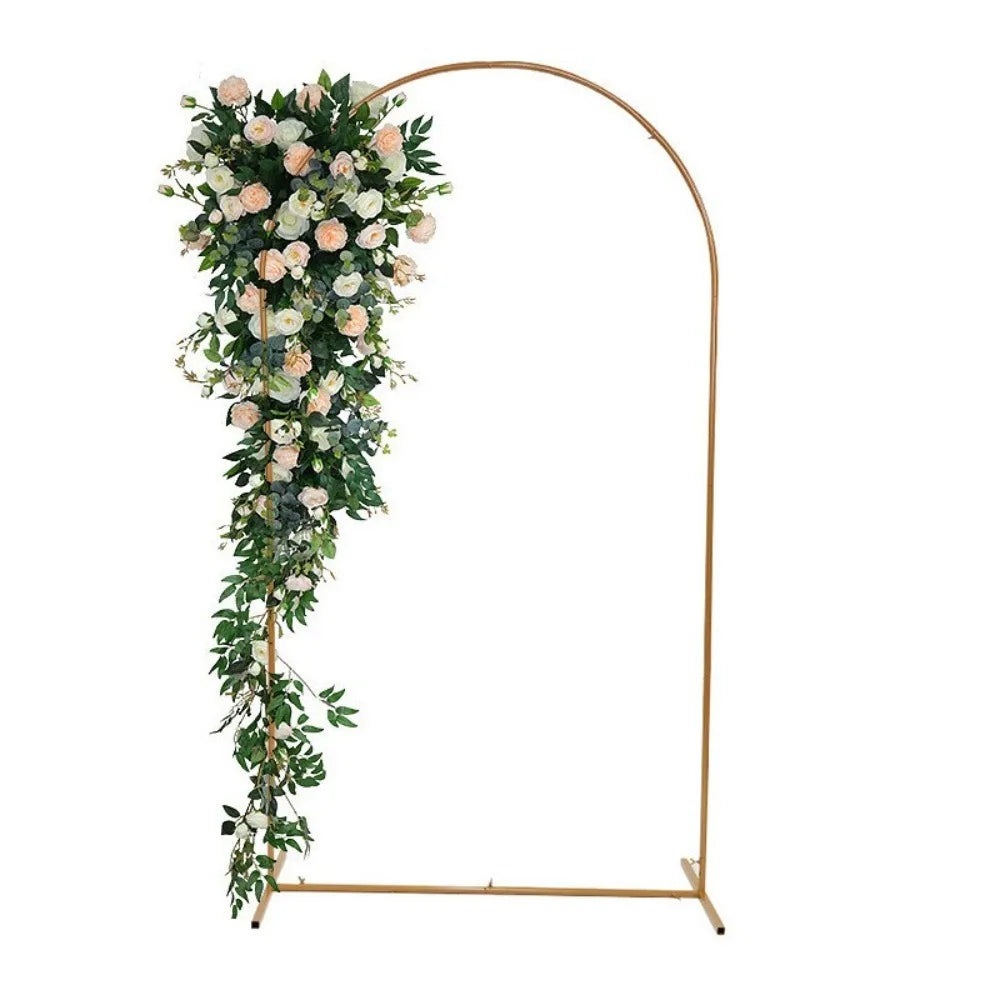 Gold Balloon Arch Stand - Adjustable 4FT to 72FT Wedding Backdrop Frame - ZOOMNSTORE