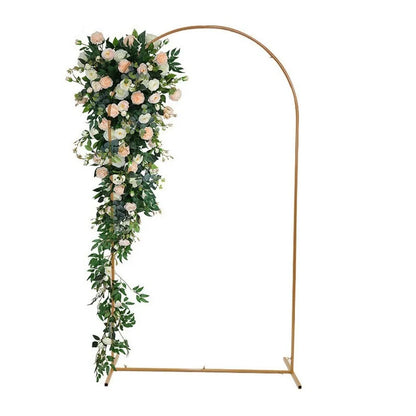 Gold Balloon Arch Stand - Adjustable 4FT to 72FT Wedding Backdrop Frame - ZOOMNSTORE
